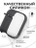 Чехол для Airpods 1/2 Gurdini прорезиненный soft touch Темно Серый