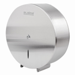 Диспенсер для туалетной бумаги LAIMA PROFESSIONAL INOX, (Система T1) БОЛЬШОЙ, нержавеющая сталь, матовый.