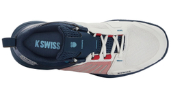 Мужские теннисные кроссовки K-Swiss Ultrashot Team - blanc de blanc/blue opal/lollipop