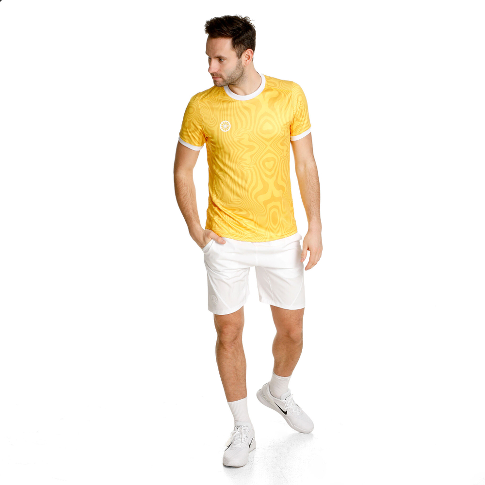 Мужское теннисное поло The Indian Maharadja Kadiri Fusion T-Shirt Men - Yellow