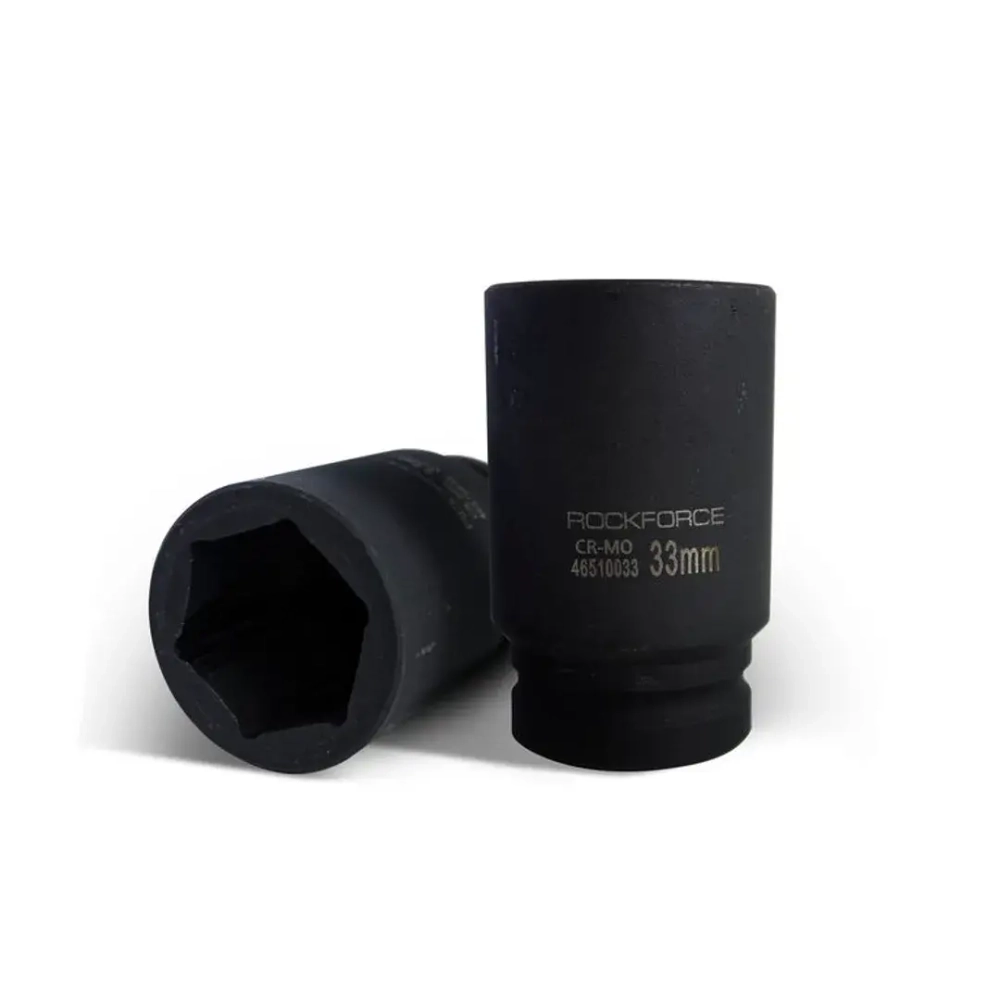 Головка ударная глубокая 33мм 6гр. 3/4'' RockForce##Rock FORCE RF-46510033