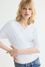 Боди с V-образным вырезом - H&M
