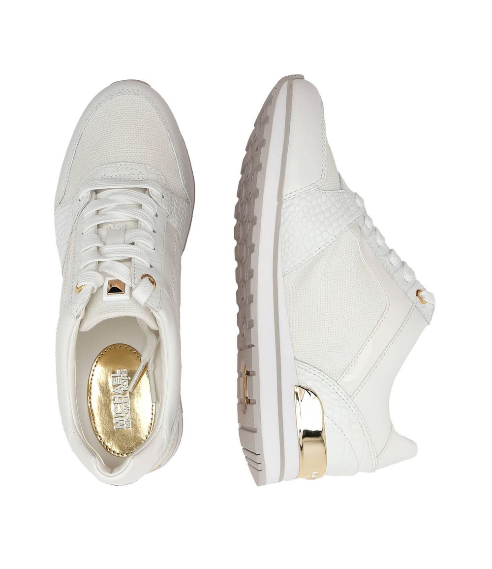 кожаные кроссовки billie trainer Michael Kors - кремовый(43S3BIFS4D)