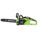 Цепная пила аккумуляторная Greenworks Арт. 2005707UB, GD40CS15K4, 40V, 35 см, бесщеточная,  до 1,5 КВТ, с АКБ 4Ач и ЗУ — фото 5