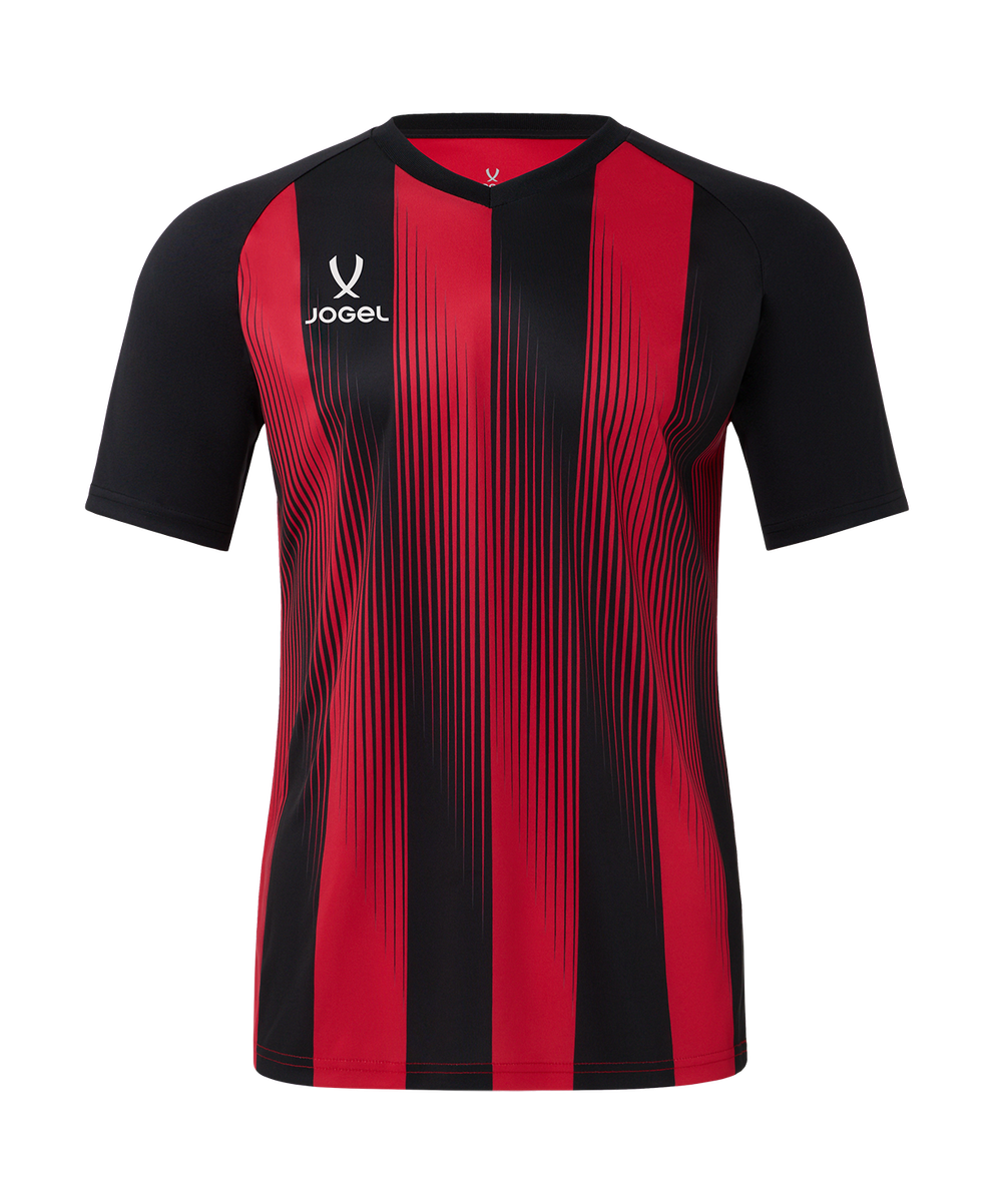 Футболка игровая Jogel Camp Striped Jersey, красный R2/черный 99
