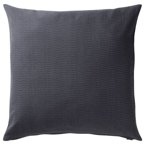 Чехол на подушку IKEA PLOMMONROS (ПЛОММОНРОС), Темно-серый, 50x50 см