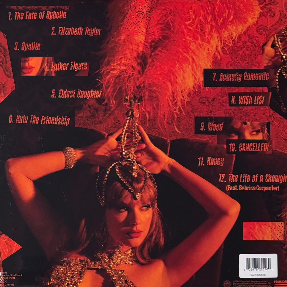 Виниловая пластинка Taylor Swift ‎– The Life Of A Showgirl LP Orange