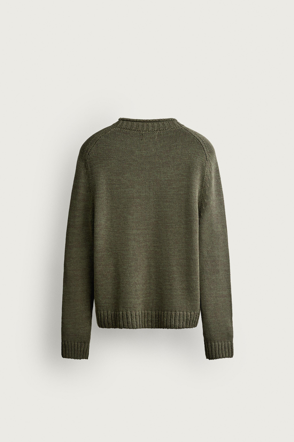 СВИТЕР RELAXED FIT С ФАКТУРНОЙ ВЯЗКОЙ — ZARA