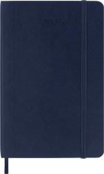 Еженедельник Moleskine (DSB2012WN2) Classic Soft WKNT Pocket 90x140мм 144стр. мягкая обложка синий сапфир