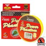 Шнур Power Phantom 8x, 120м, желтый, 0,28мм, 31,75кг