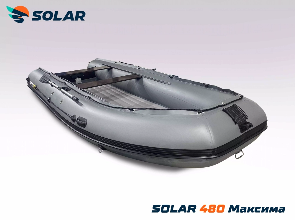 Лодка надувная моторная solar-480 к