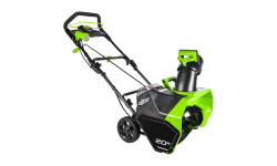 Снегоуборщик аккумуляторный Greenworks GD40STK4, 40V, 51 см, бесщеточный, с 1хАКБ 4 А.ч и быстрым ЗУ