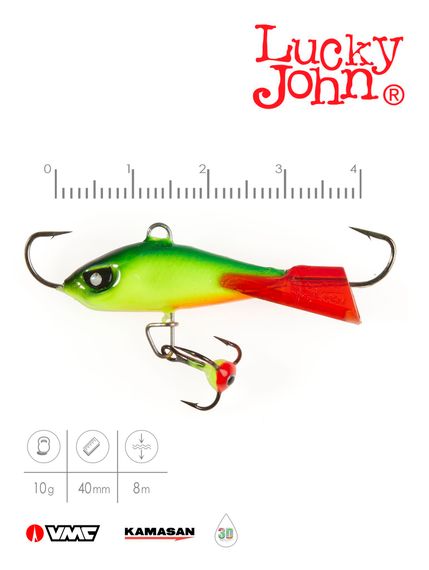 Балансир Lucky John BALTIC 4 с тр. 40мм/26RT блистер