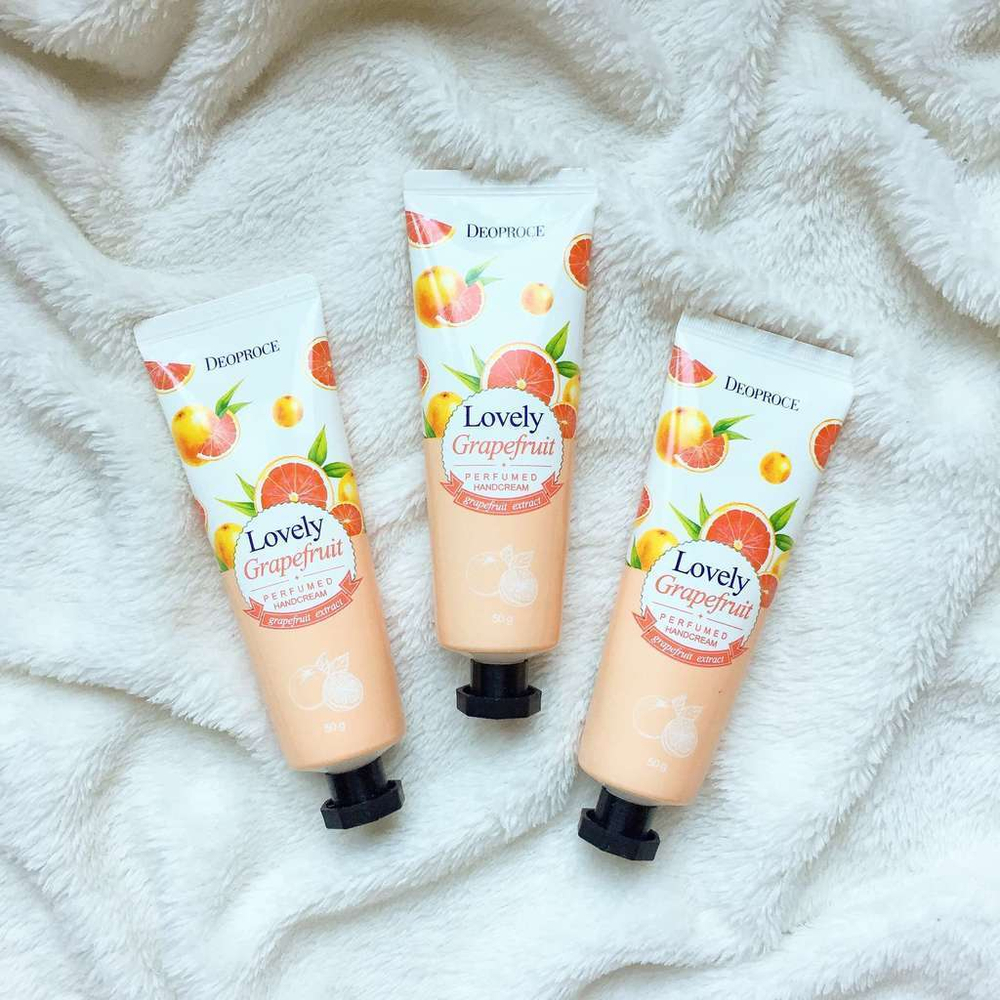 Крем для рук с экстрактом грейпфрута Deoproce Lovely Grapefruit Perfumed Handcream, 50 гр