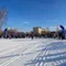 Надувная полуарка герметичная (раздвижная)