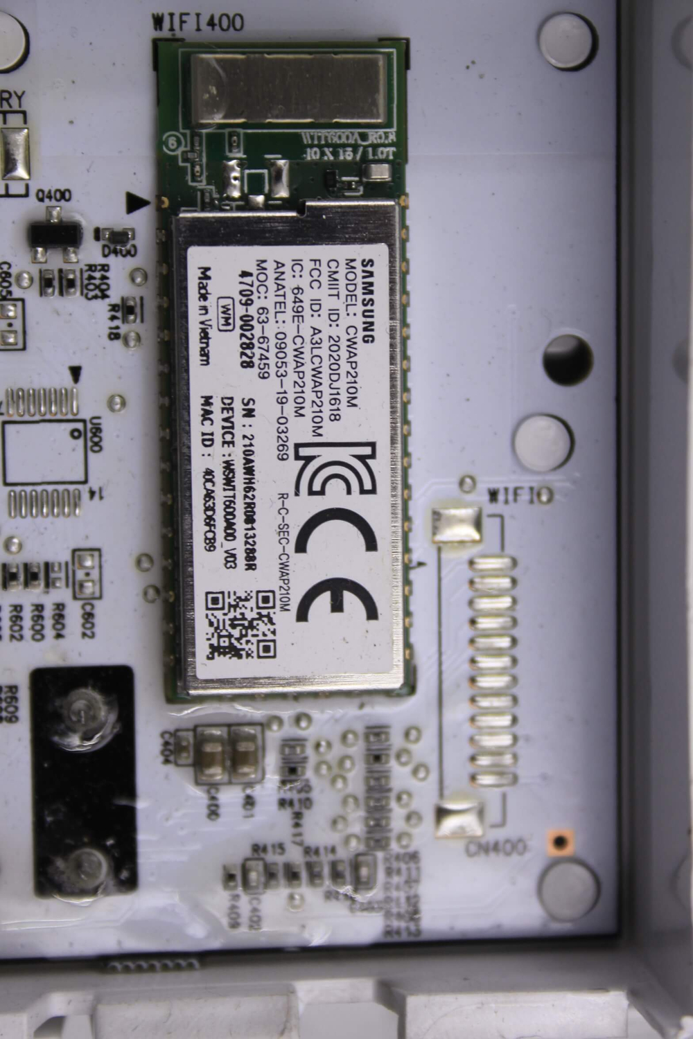 Модуль индикации DC92-02642D стиральной-сушильной машины Samsung WD90A6L48BE/LP