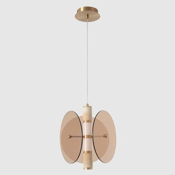 Светильник подвесной LED 12W 4000К AMARILLO SP12W LED BRASS латунь Crystal Lux