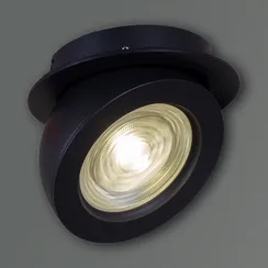 Спот  84053-9.0-001QR COB8W BK Reluce