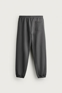 ZARA БАЗОВЫЕ СПОРТИВНЫЕ БРЮКИ, ТЕМНЫЙ АНТРАЦИТ