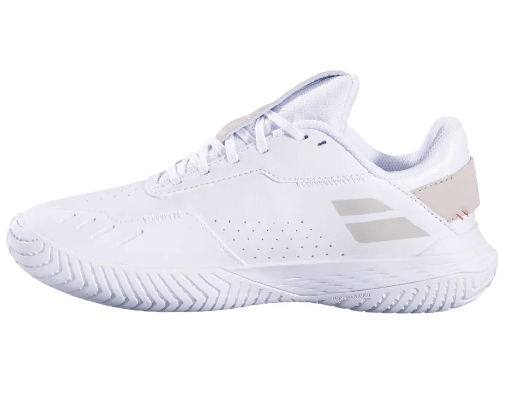 Женские теннисные кроссовки Babolat SFX Evo Wimbledon All Court - white/grey