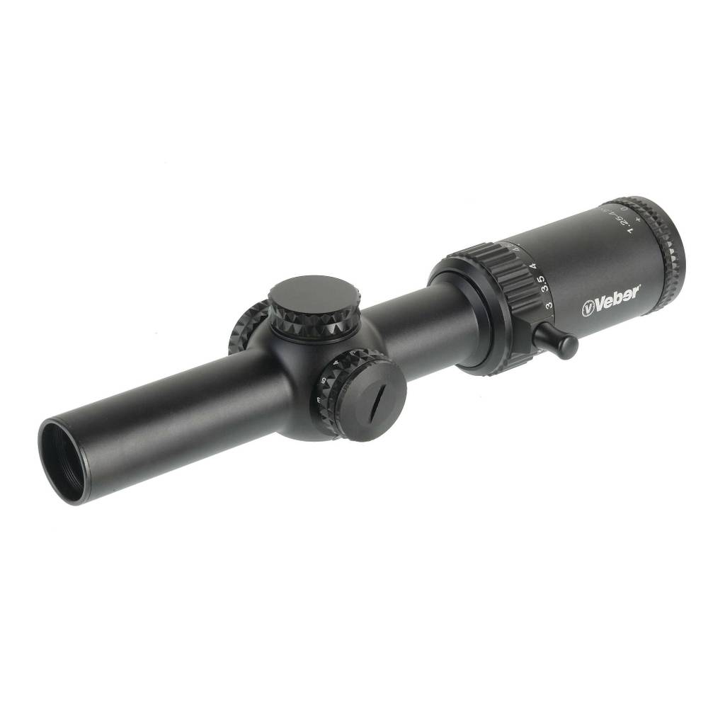 Оптический прицел Veber Wolf 1,25-4,5х26 IR FD07 Загонник, с подсветкой прицельной сетки