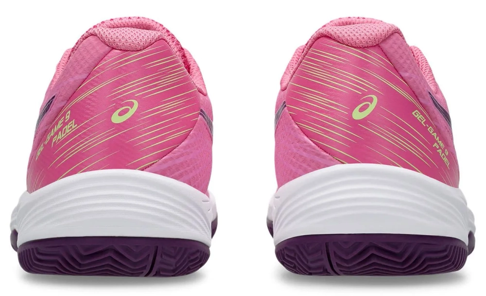 Женские кроссовки для padel Asics Gel-Game 9 Padel - dragon fruit/deep mauve