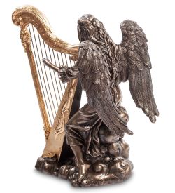 Veronese WS-691/ 2 Статуэтка «Ангел, играющий на арфе»
