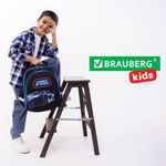 Ранец BRAUBERG KIDS STANDARD, 2 отделения, "Winner of races", 3D-панель, 36х28х14 см, 271385
