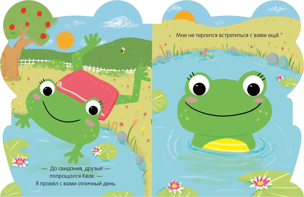 Книжки-картонки. Лягушонок Квак