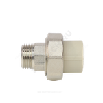 Муфта PP-R комбинированная разъемная серая Дн 63х2" НР VALFEX 10156050Г