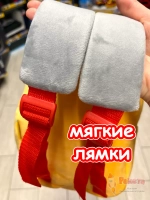 Рюкзак детский в садик плюшевый дошкольный бензовоз