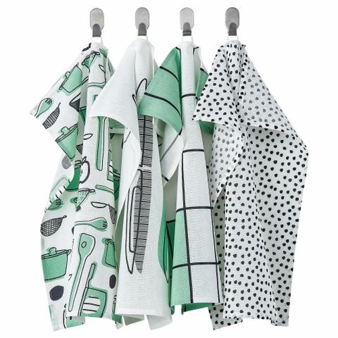 Набор кухонных полотенец IKEA RINNIG (РИННИГ), 45х60 см, 4 шт