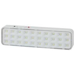 Аварийный светильник светодиодный ЭРА DBA-102-0-20 непостоянный 30LED 5ч IP20 выход | Светильники аварийные