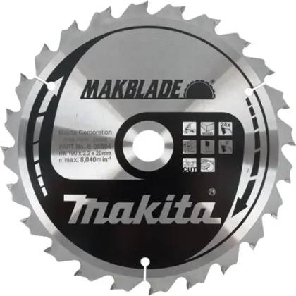 Диск по дереву MAKBLADE 260х30 мм /40T; 5° Makita B-29234