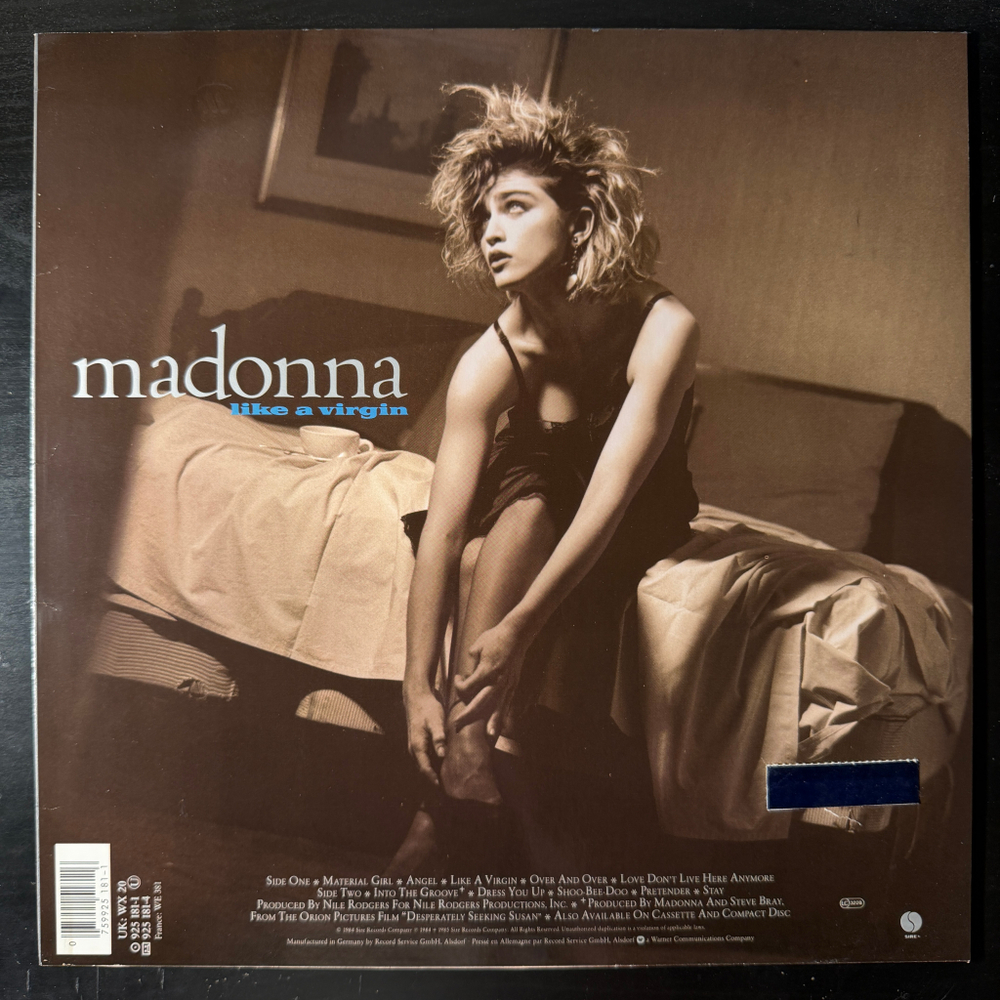 Madonna ‎– Like A Virgin (Германия 1985г.)