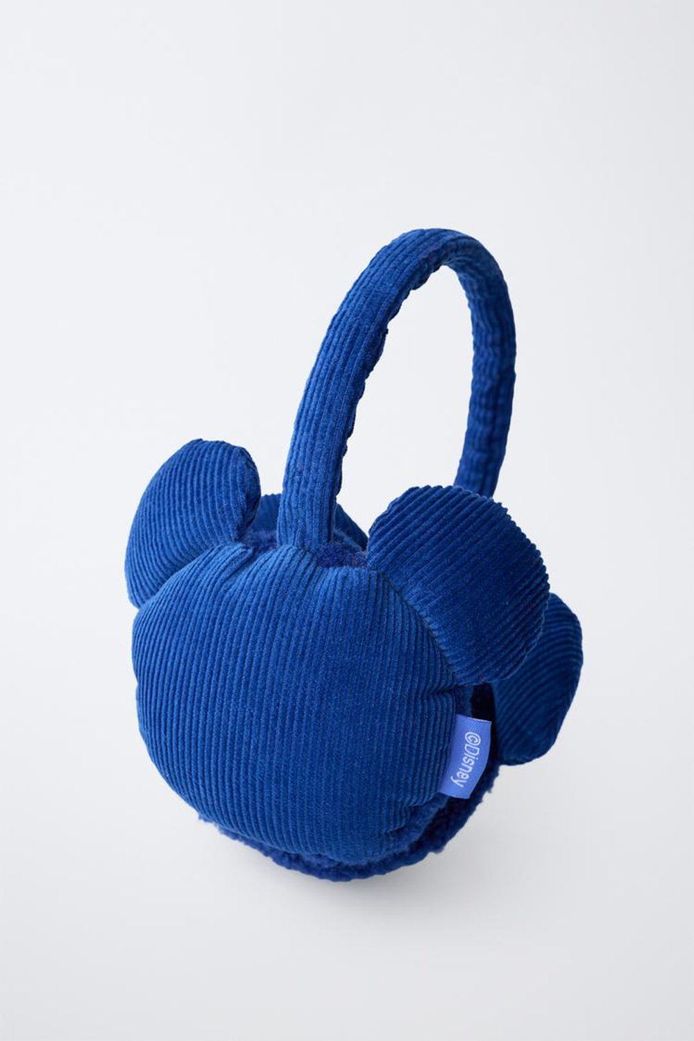 ZARA ВЕЛЬВЕТОВЫЕ НАУШНИКИ MICKEY MOUSE © DISNEY, СИНИЙ