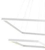 08227,01(4000K) Люстра Альтис белый w60+40 h200 Led 60W (4000K)