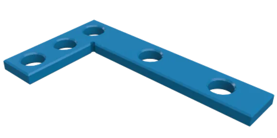 Угол плоский горизонтальный PLUS 275×150