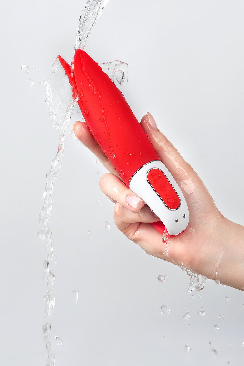 Вибратор Satisfyer Vibes Power Flower силикон красный