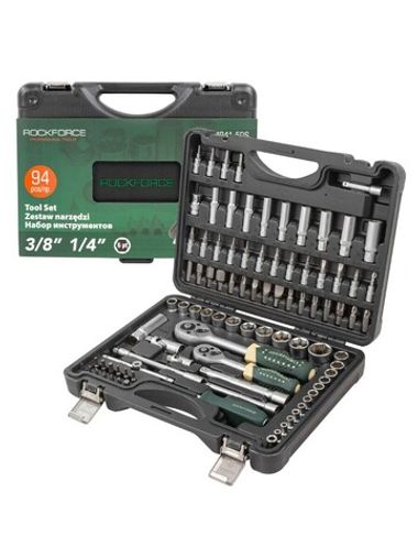 Набор инструментов 94 пр. 1/4''3/8''(6гр)(4-22мм) RockForce##Rock FORCE RF-4941-5DS-м