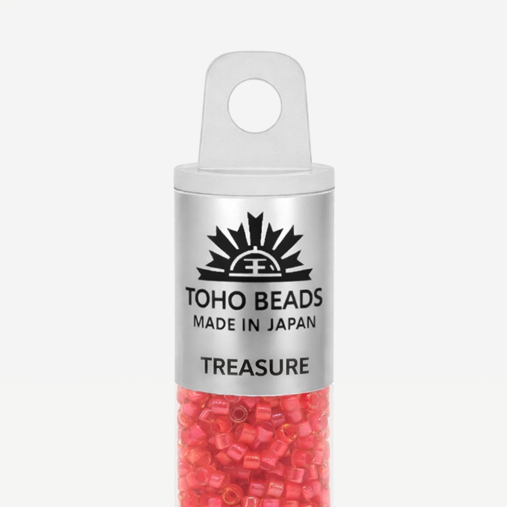 Японский бисер TOHO Treasure (№979), окрашенный изнутри глянцевый