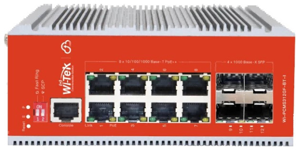 Коммутатор управляемый Wi-Tek WI-PCMS312GF-BT-I v2