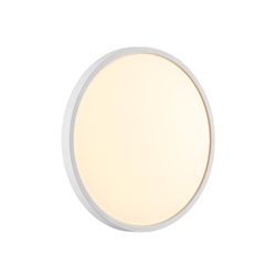 7659/24L MITRA LED SN 551 Светильник пластик/белый LED 24Вт 3000/4000K D300 IP40 ALFA WHITE