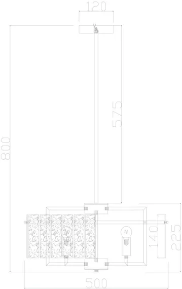 Потолочная люстра Basilica FR5166PL-06N Freya