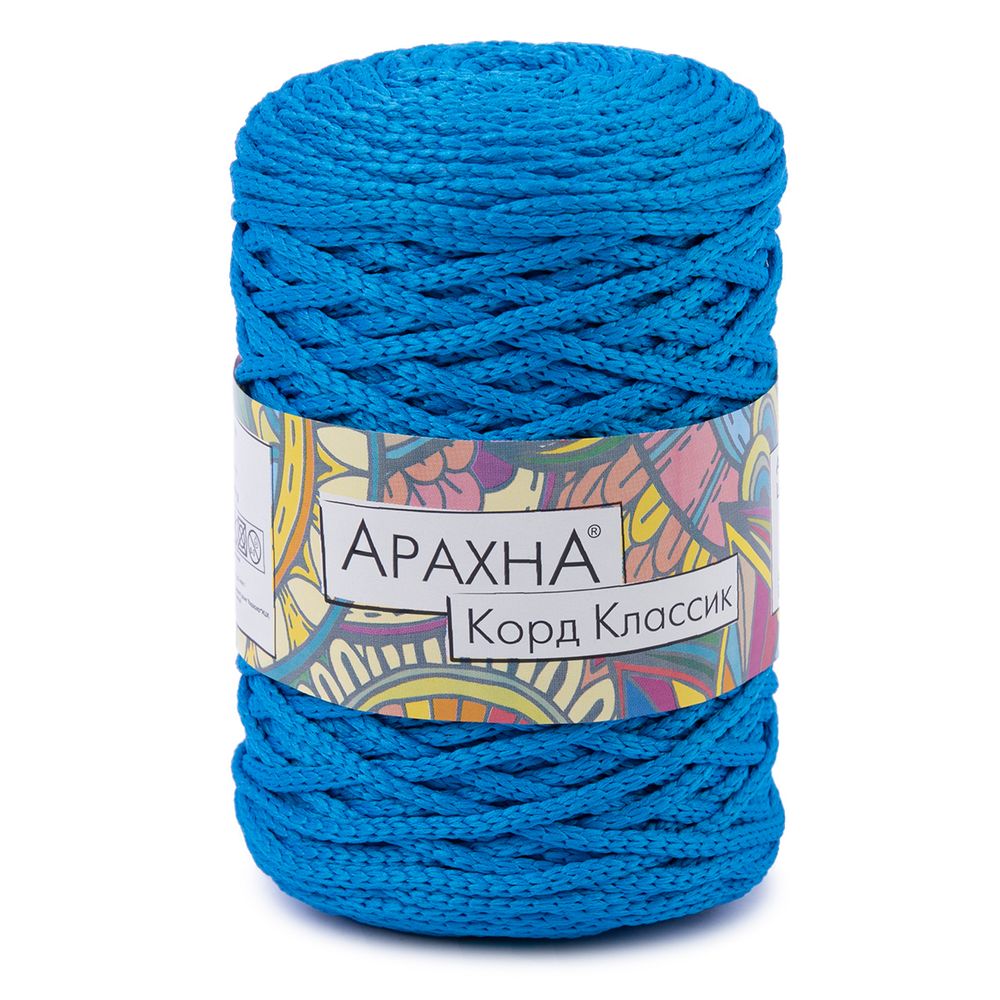 Пряжа Arachna Cord Classic / уп.3 мот. по 200г, 100м, 21 яр.голубой Пряжа Arachna Cord Classic / уп.3 мот. по 200г, 100м, 21 яр.голубой
