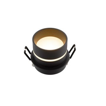 Влагозащищенный светильник 1*GU10 DK2404-BK черный Denkirs
