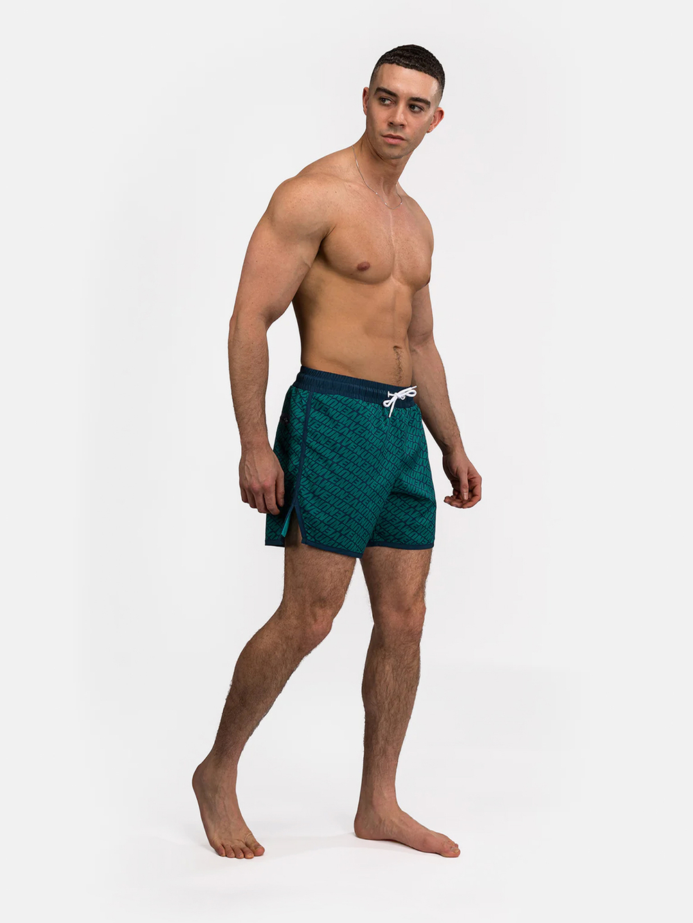 Бордшорты Venum Echo Dark Blue/Emerald Green