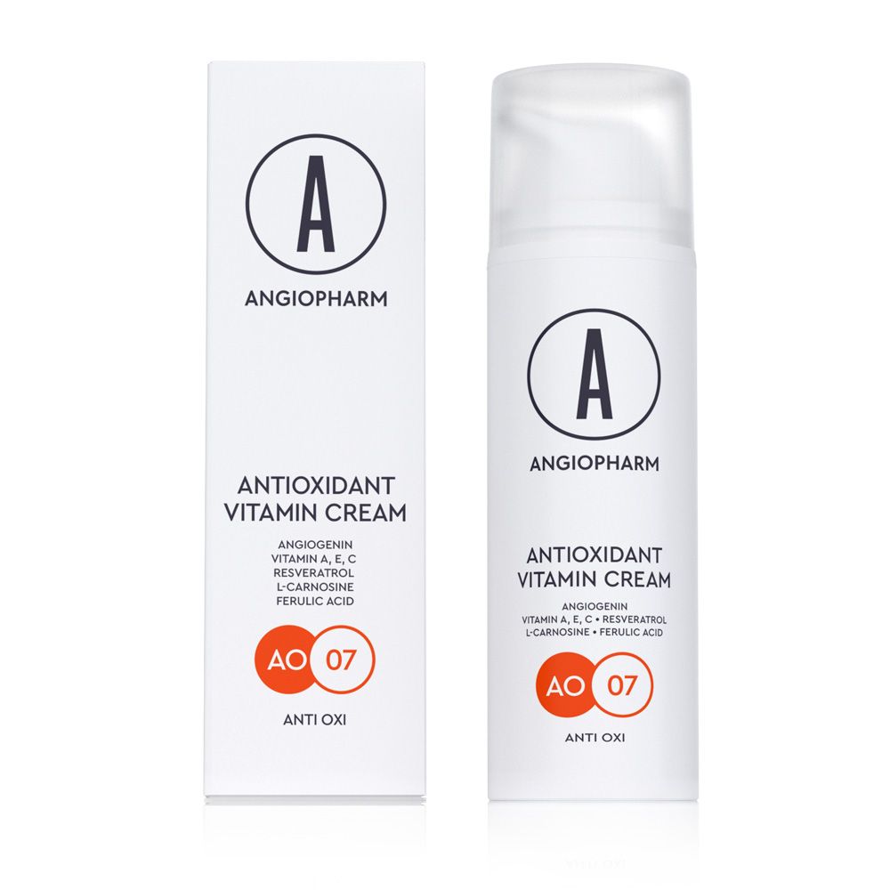 ANGIOPHARM Антиоксидантный крем с Витаминами А, Е, С ANGIOPHARM Антиоксидантный крем с Витаминами А, Е, С