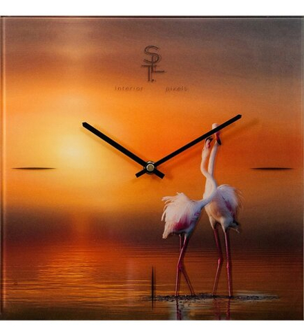 SLT- 27 Часы настенные «FLAMINGO»