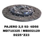 Диск сцепления ведомый MD710325 на Mitsubishi PAJERO 2,5L 4D55, 4D56, 4G54, 4G63 4WD — купить в Алматы | ADAL AUTO